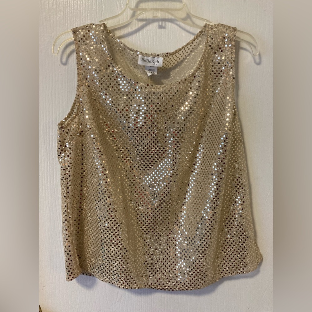Cute and Lightweight Gold Tank Top by ReBeKAH